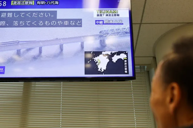 Tremor de 7,1 provoca apagões e caos no sul do Japão