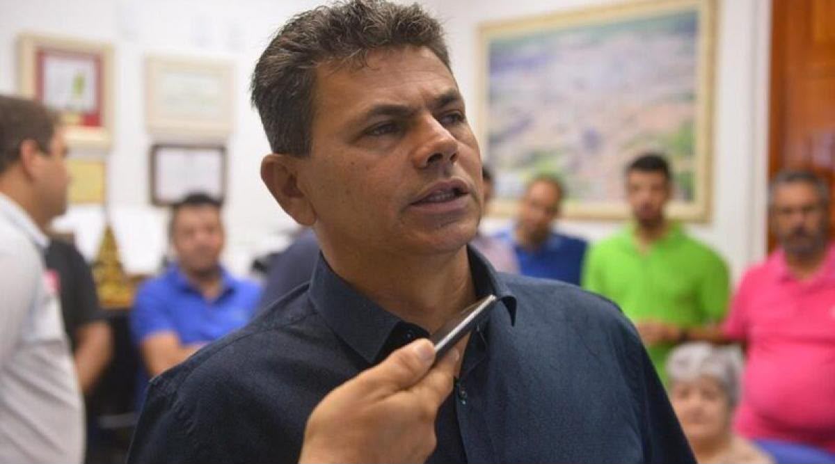 Valmir dos Santos Costa durante entrevista em Sergipe