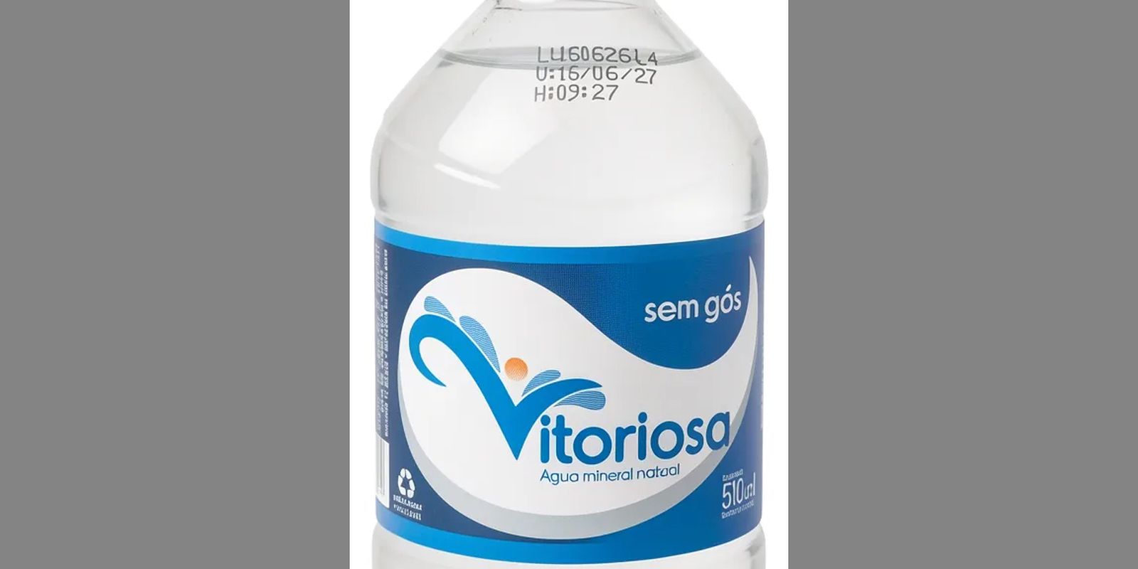 Anvisa interdita lote da água mineral Vitoriosa por contaminação