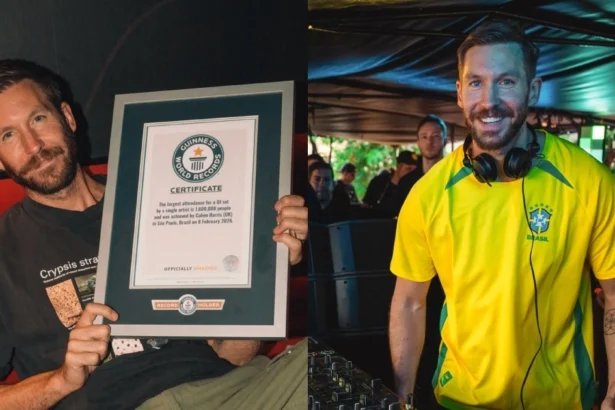 Calvin Harris bate recorde do Guinness com 1,6 milhão em São Paulo