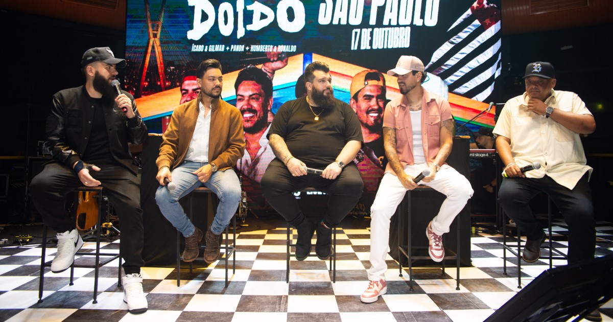 Cê Tá Doido Festival reúne Ícaro e Gilmar, Panda, Humberto e Ronaldo em SP