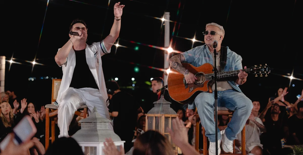 Matheus e Kauan gravam 'Astral – Na Praia' em Brasília após 10 anos