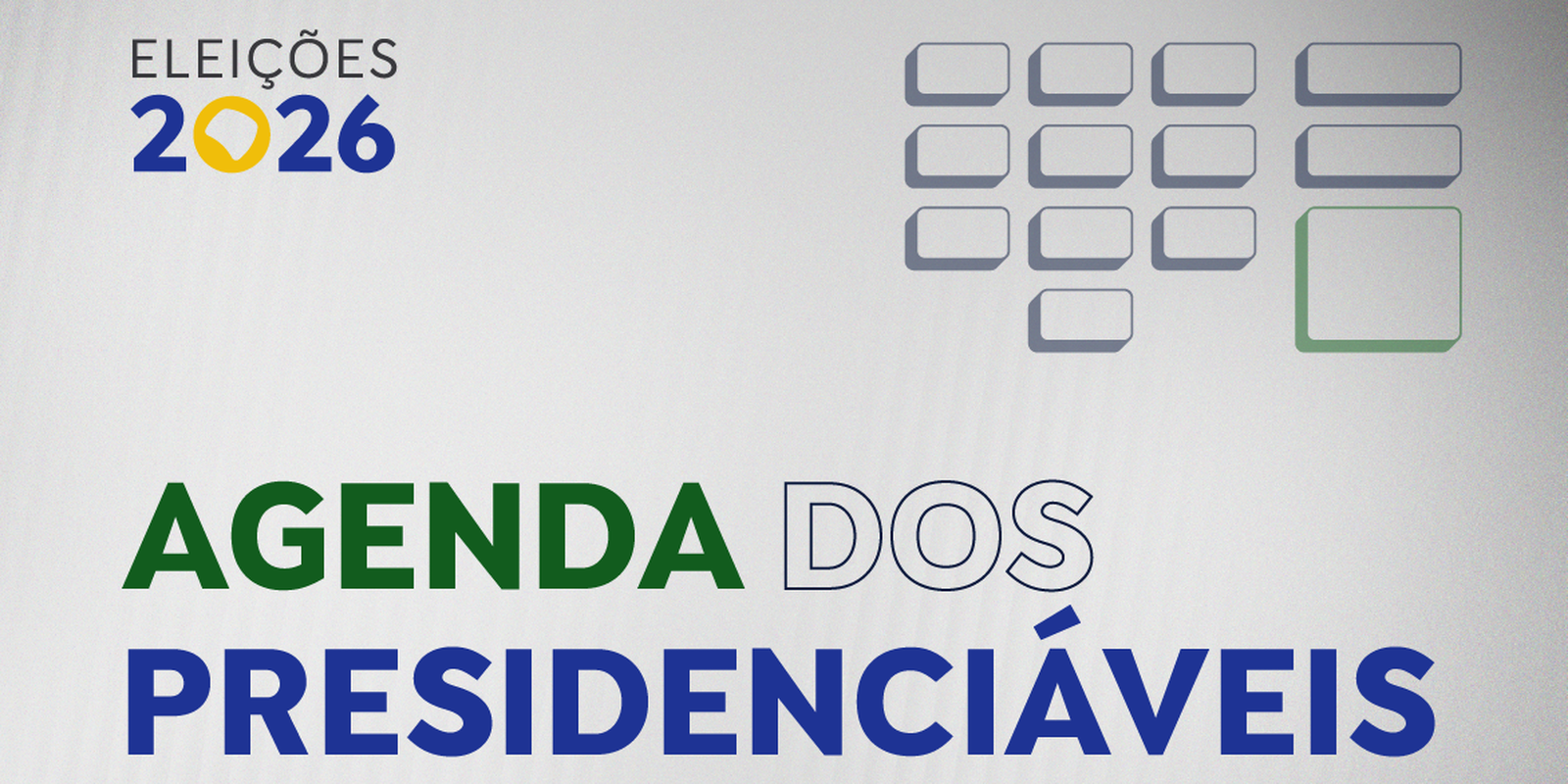 Saiba onde estarão os presidenciáveis neste fim de semana