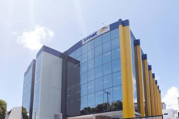 Fachada de unidade do Senac Sergipe