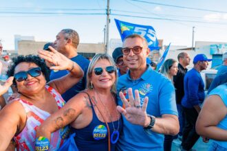 Carreata de Fábio Mitidieri percorre as ruas da Barra dos Coqueiros