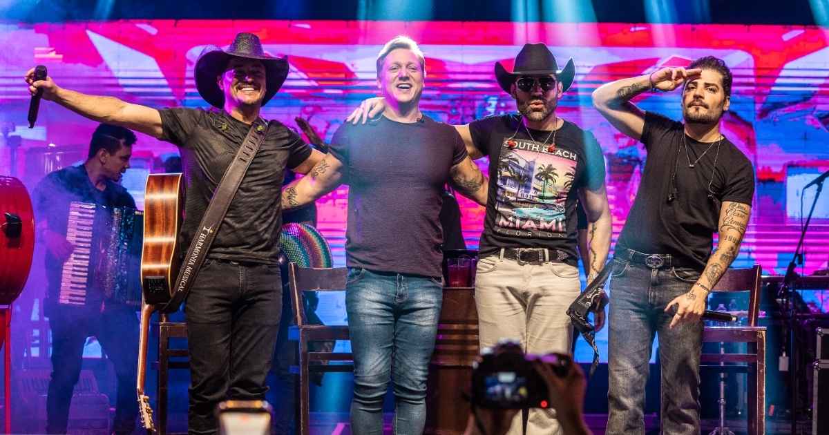 George Henrique e Rodrigo anunciam feat com Zé Neto e Cristiano