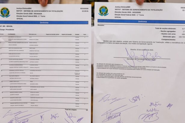TSE confirma integridade das urnas e emite Zerézima antes do 1º turno